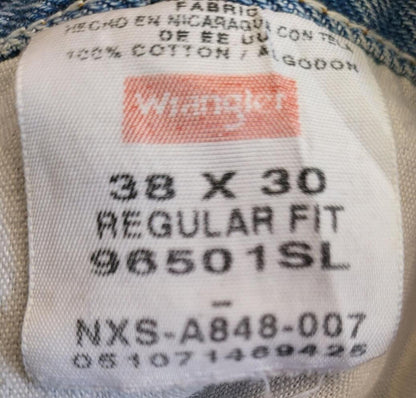 Wrangler Regular Fit Denim Jeans 38 x 30
