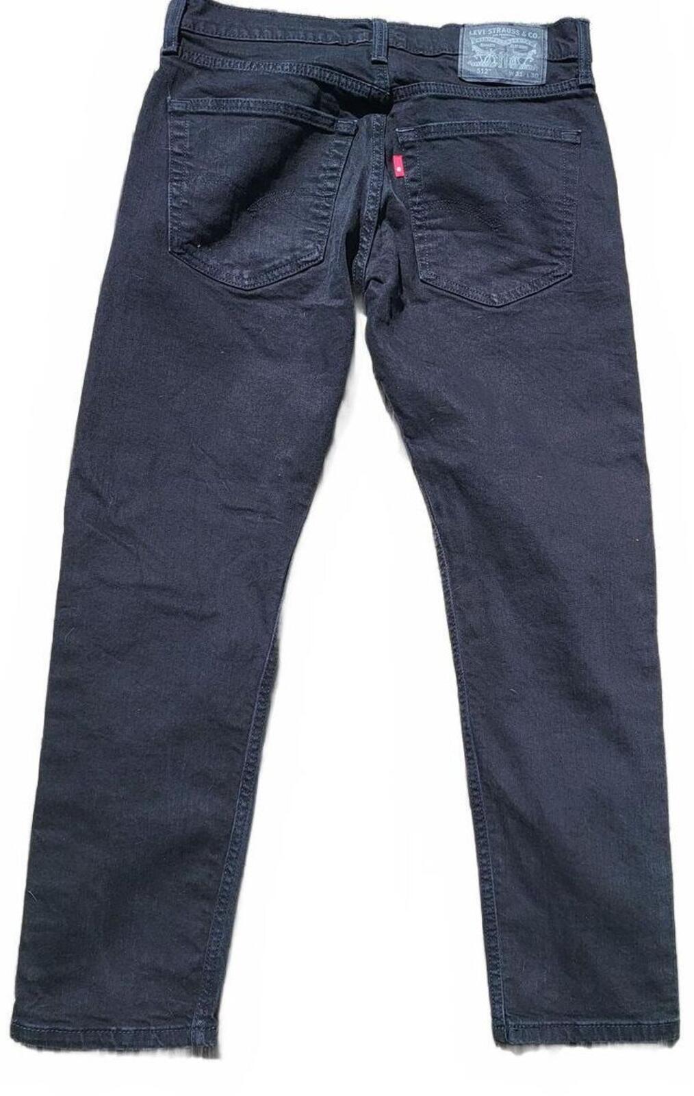 Levi’s 512 Slim Taper Jeans W31 L30 – Black – Men’s Denim