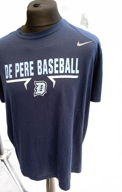 Nike De Pere Baseball Navy T-Shirt - XXL