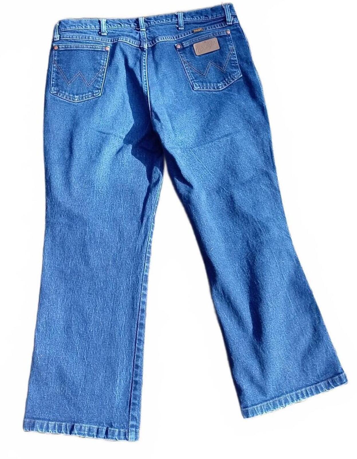 Wrangler 947STR Jeans Men’s 40x30 Stretch Straight Leg Blue Denim