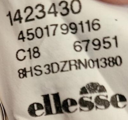 Ellesse Heritage Crewneck Sweatshirt Navy Grey White Block Colour Jumper Top M