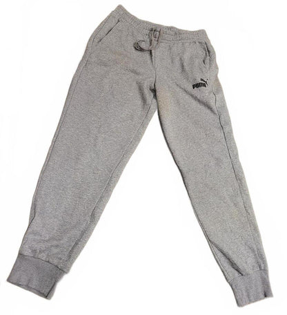 Puma Essentials Joggers Men’s M – Grey – Fleece – Cuffed – Drawstring Waist