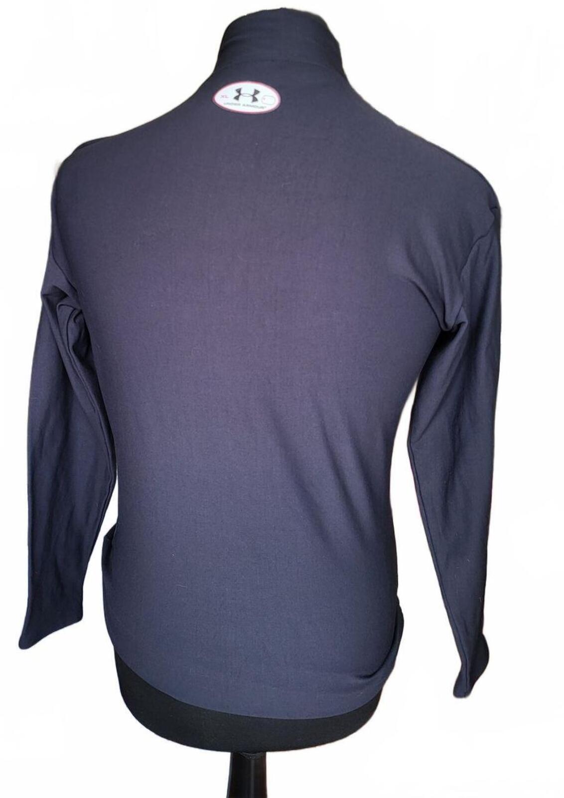 Under Armour Black Long Sleeve Mock Neck Top - XL