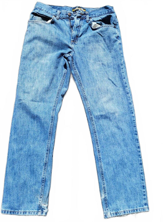 Lee Men’s Jeans W32 L30 – Blue Denim – 100% Cotton – Straight Fit