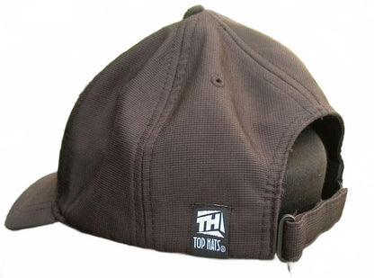 Top Hat BIRDIE Baseball Cap – Black/Pink Embroidery – Adjustable Golf Hat