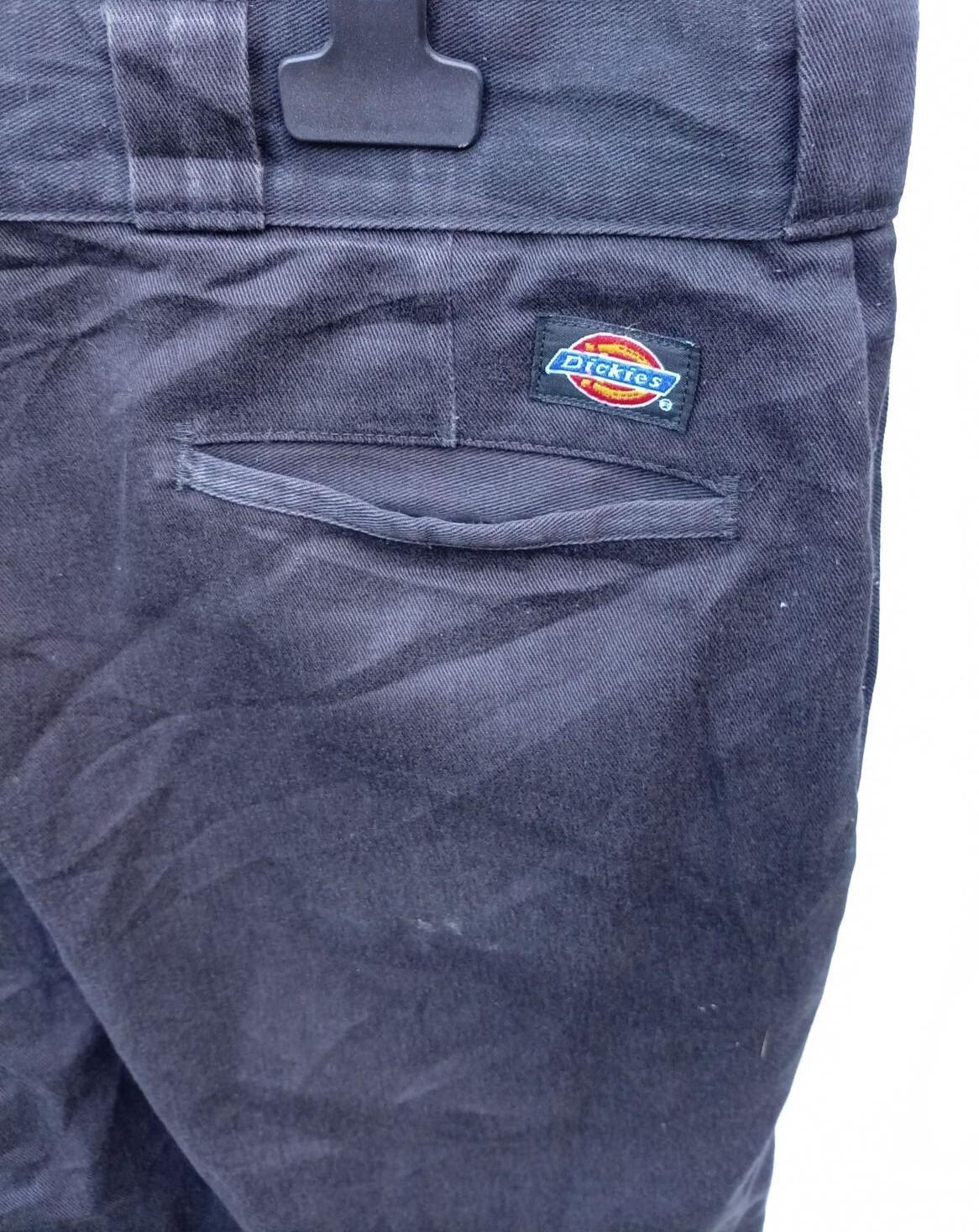 Vintage Dickies 874 Work Pants Men’s 42x29 Made In USA Navy Blue 65/35 Blend