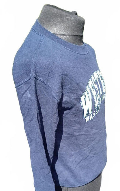 Western Washington University Navy Blue Crewneck Sweatshirt Small