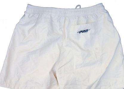 Pro Standard NBA LA Lakers Shorts White Premium Embroidered Mens Size Large