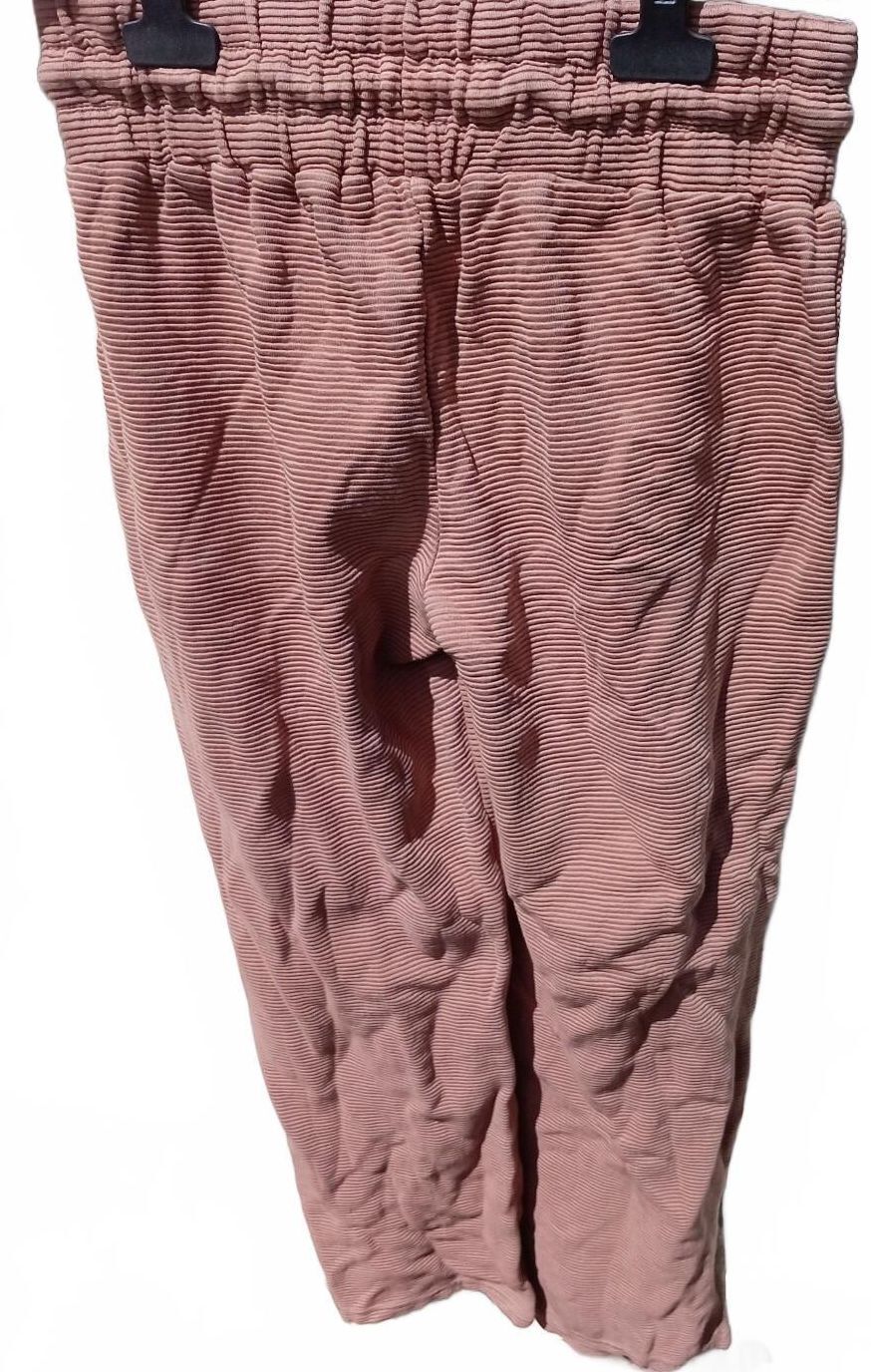 Ellesse Ribbed Joggers – Waist 28–36" – Pink – Logo – Excellent Condition