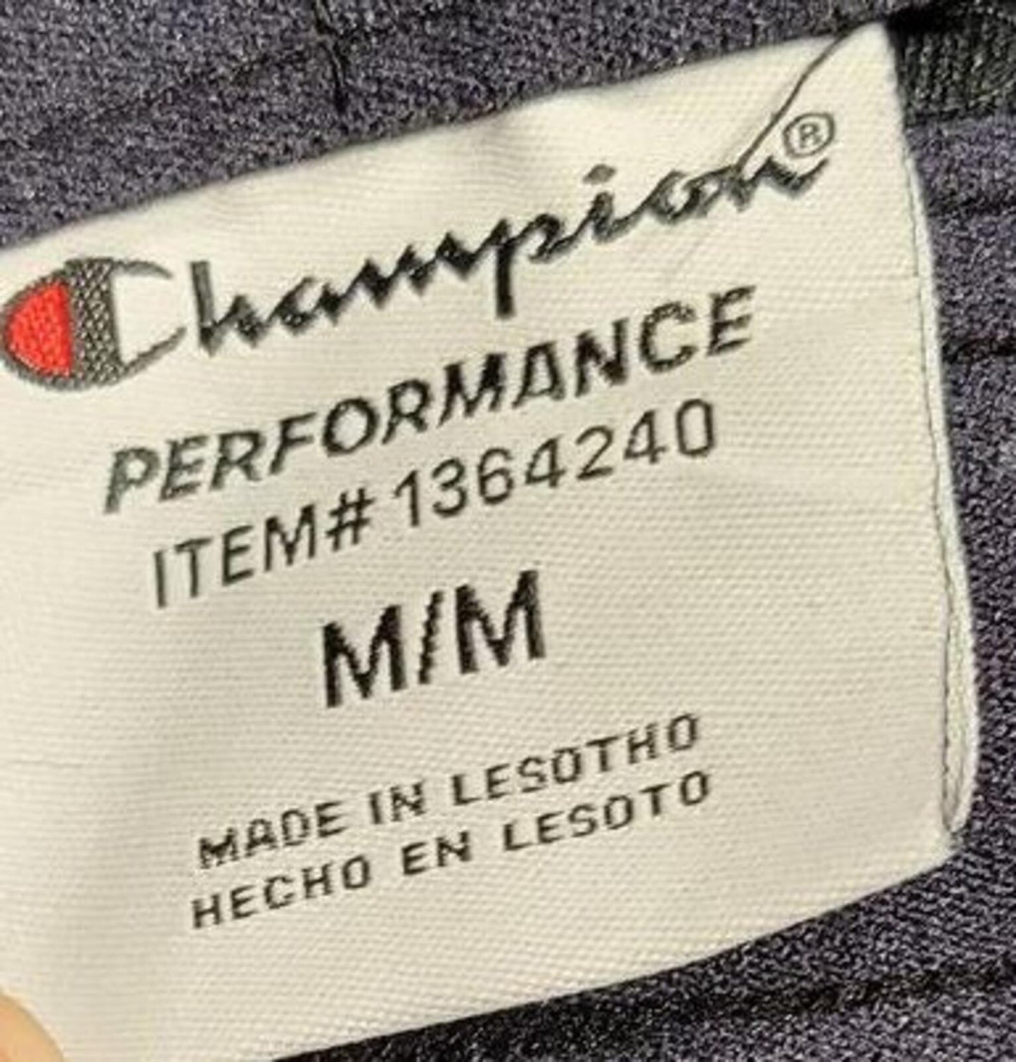 Champion PERFORMANCE Joggers Men’s M – Athletic – Training Pants – Charcoal