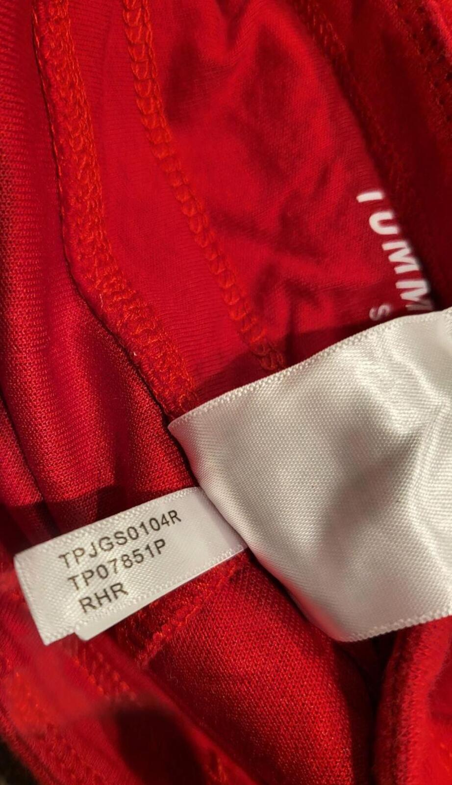Tommy Hilfiger SPORT Joggers Men’s S – Red – Fleece – Cuffed – Drawstring Waist