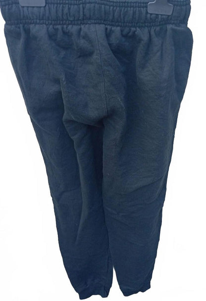 Champion Black Jogger Sweatpants with Elastic Waist and Side Pockets - S
