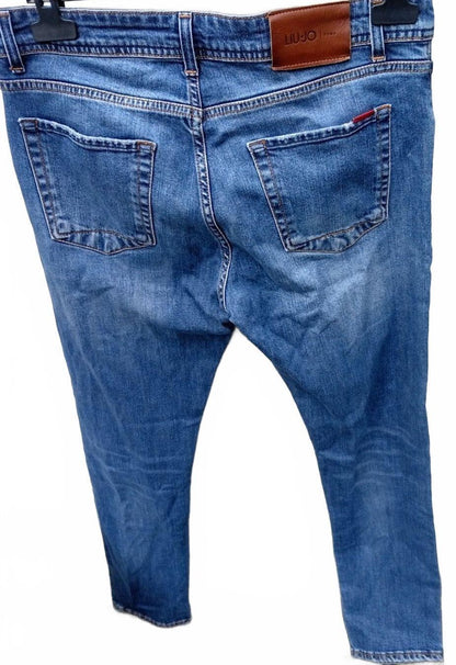 LIU•JO Tokyo Men’s Jeans – 34x30 – Blue Denim – Premium Italian Style