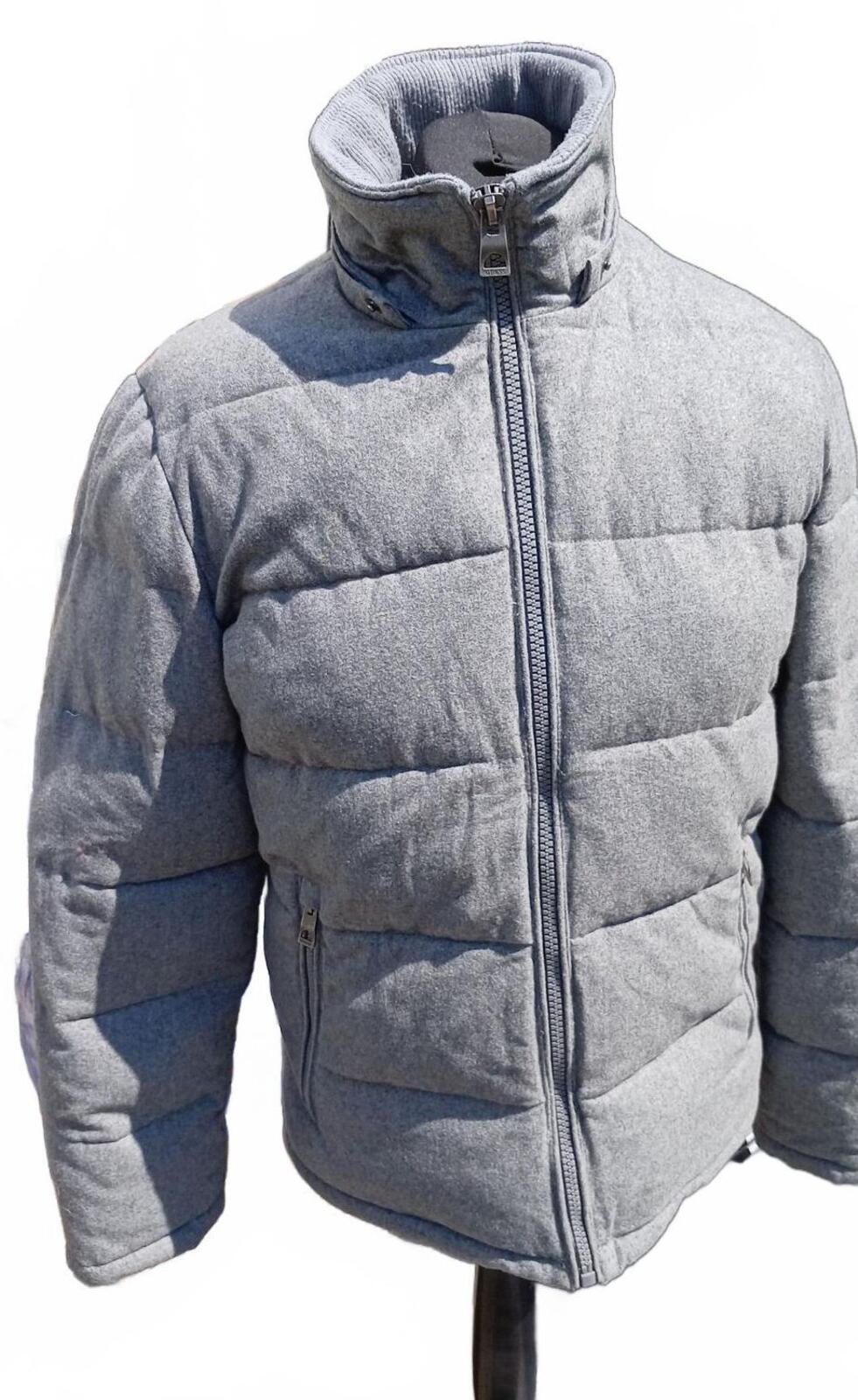 GUESS Grey Puffer Jacket Size M