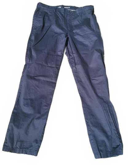 Wrangler Men's Black Stretch Trousers 5-Pocket Chino Style W36 L32 Great Cond