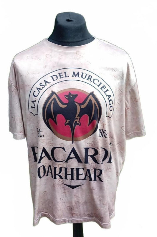 Bacardi Oakheart La Casa del Murciélago Graphic Oversized T-Shirt - XXL