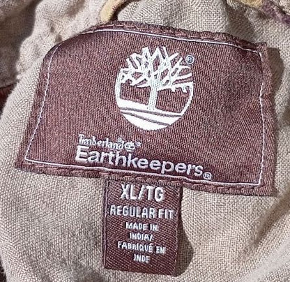 Timberland Earthkeepers Shirt – XL – Khaki – Regular Fit – 2000s