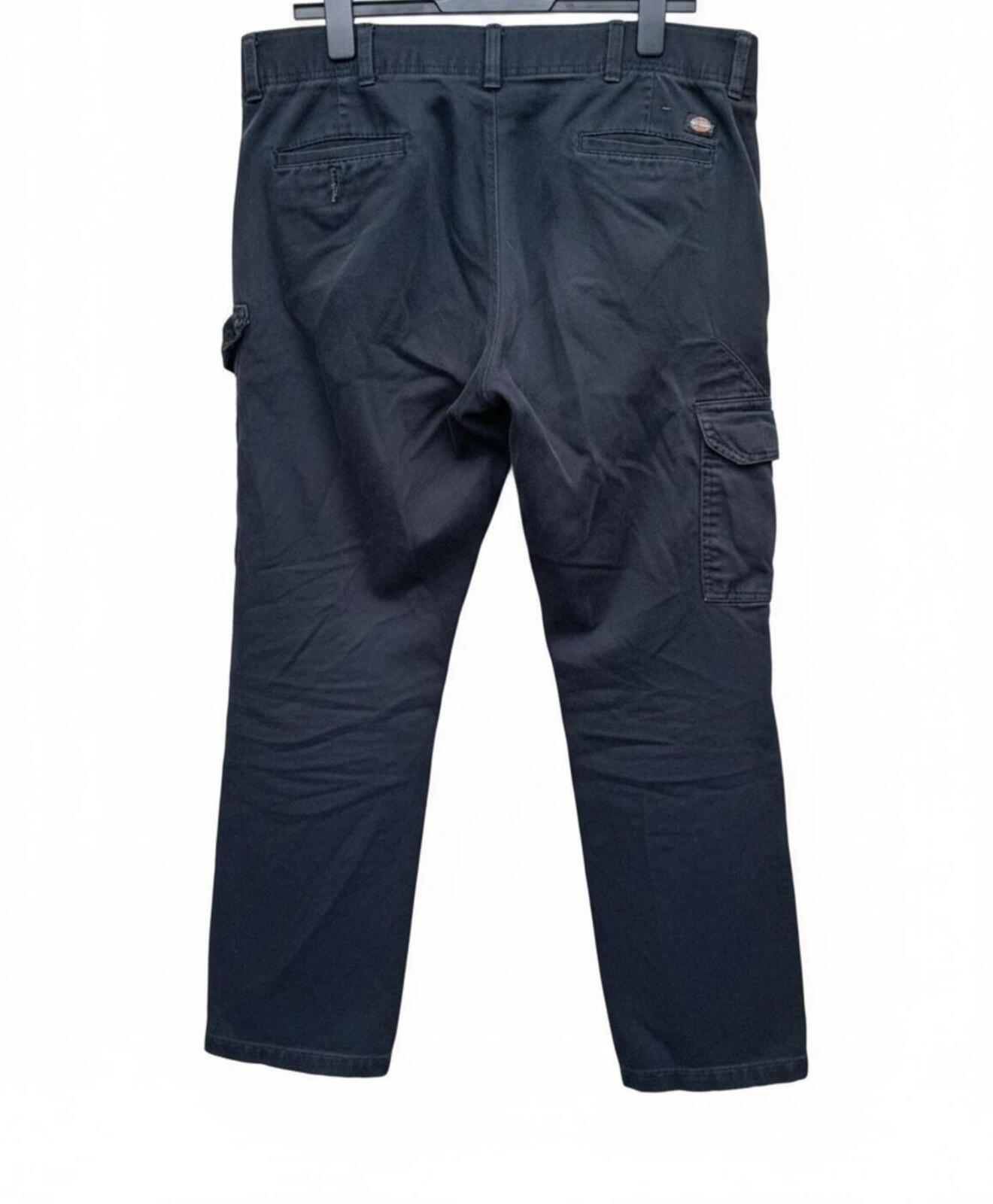 Dickies WP865 Flex Slim Fit Tapered Work Pants - W38 L30 - Black