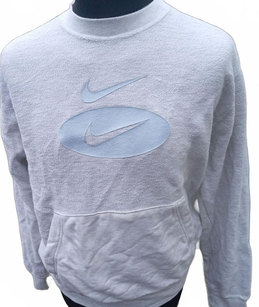 Beautiful Nike Swoosh League French Terry Crewneck Sweatshirt - Size M