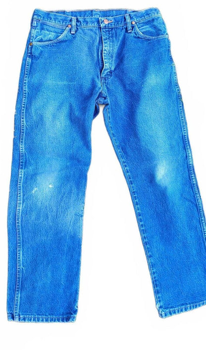 Wrangler USA Made Jeans 36x30 – 100% Cotton – Classic Blue Denim – Straight Fit