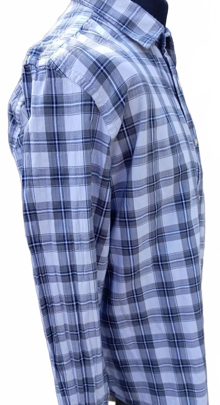 Charles Tyrwhitt Slim Fit XL Men's Long Sleeve Checked Shirt 24" P2P