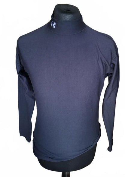 Under Armour Black Long Sleeve Mock Neck Top - XL