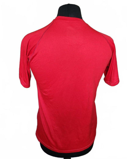 Adidas Men's Red Short Sleeve Athletic T-Shirt - Small