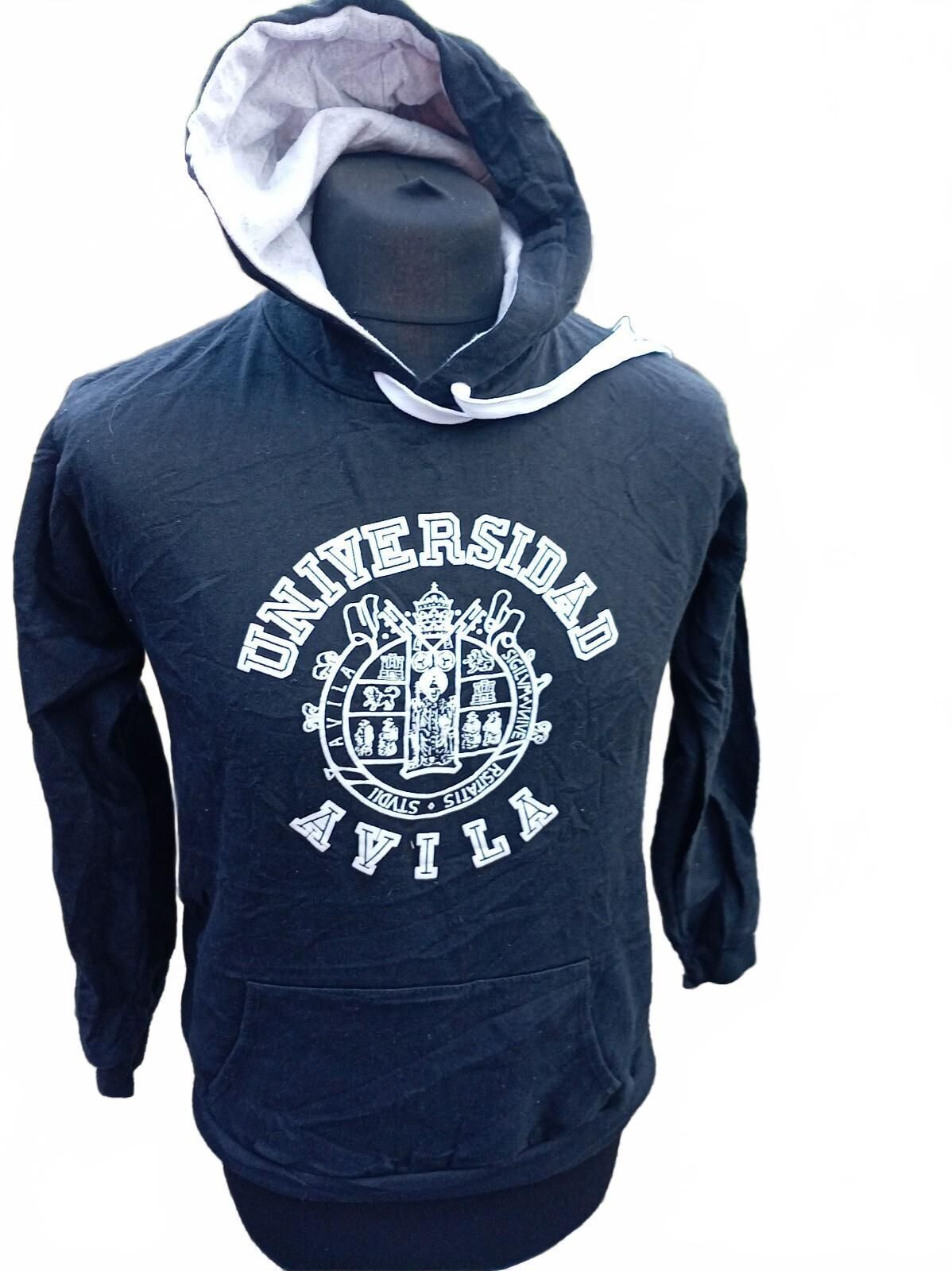Universidad De Avila Varsity Hoodie Men's Small Black White College