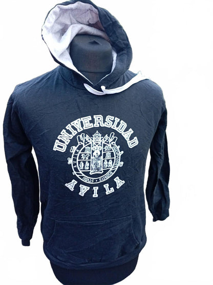 Universidad De Avila Varsity Hoodie Men's Small Black White College