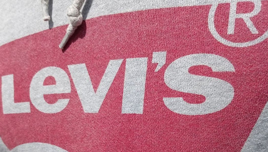 Levi’s Grey Hoodie Large – Classic Logo – 23" P2P – Excellent Condition