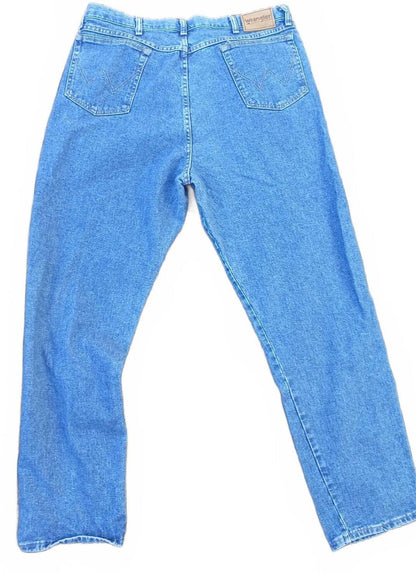 Wrangler Men’s Jeans W40 L34 – Blue – 100% Cotton – Straight Fit - Pristine