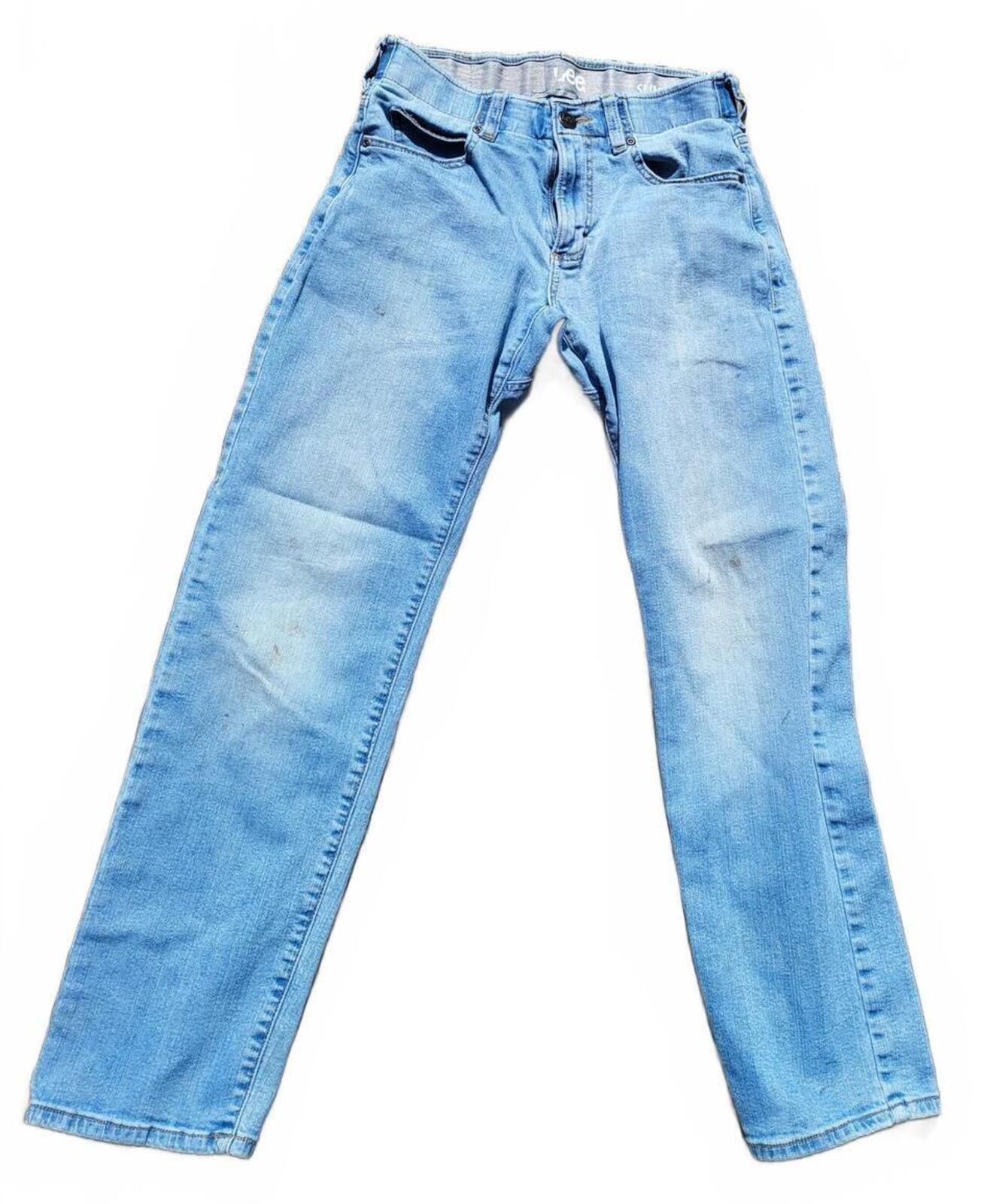 Lee Men’s Jeans W29 L30 – Light Wash Denim – Stretch – Classic Fit
