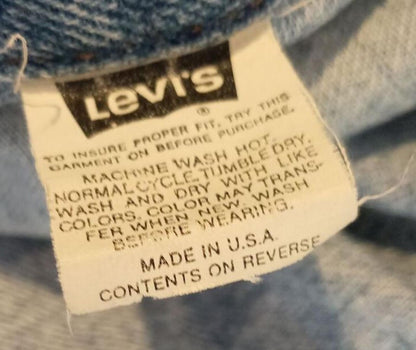 Levi’s 70507 Denim Jacket Large USA Made Vintage Blue Trucker 90s 4890