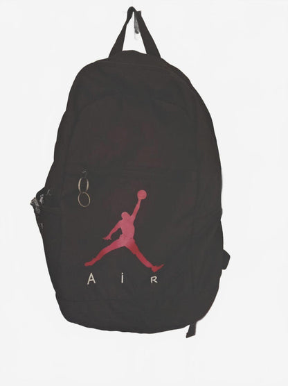 Air Jordan Black Backpack with Red Logo