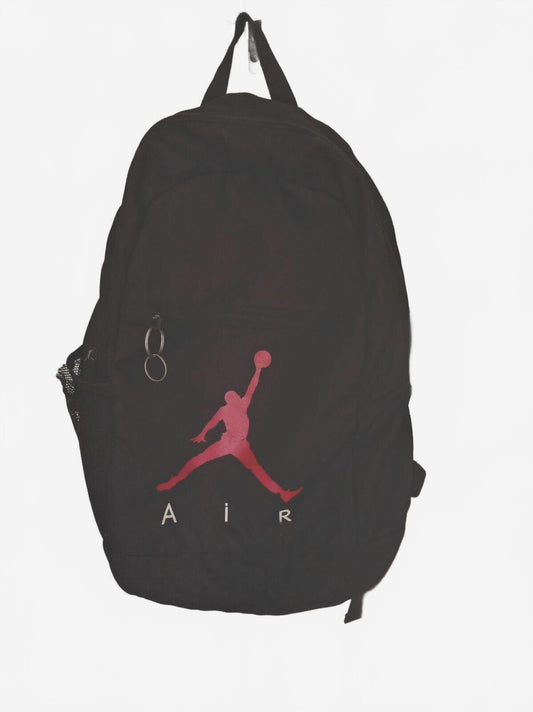 Air Jordan Black Backpack with Red Logo