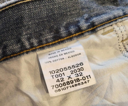 Lee Men’s Jeans 42x32 – Relaxed Fit – Straight Leg – Heavyweight 100% Cotton