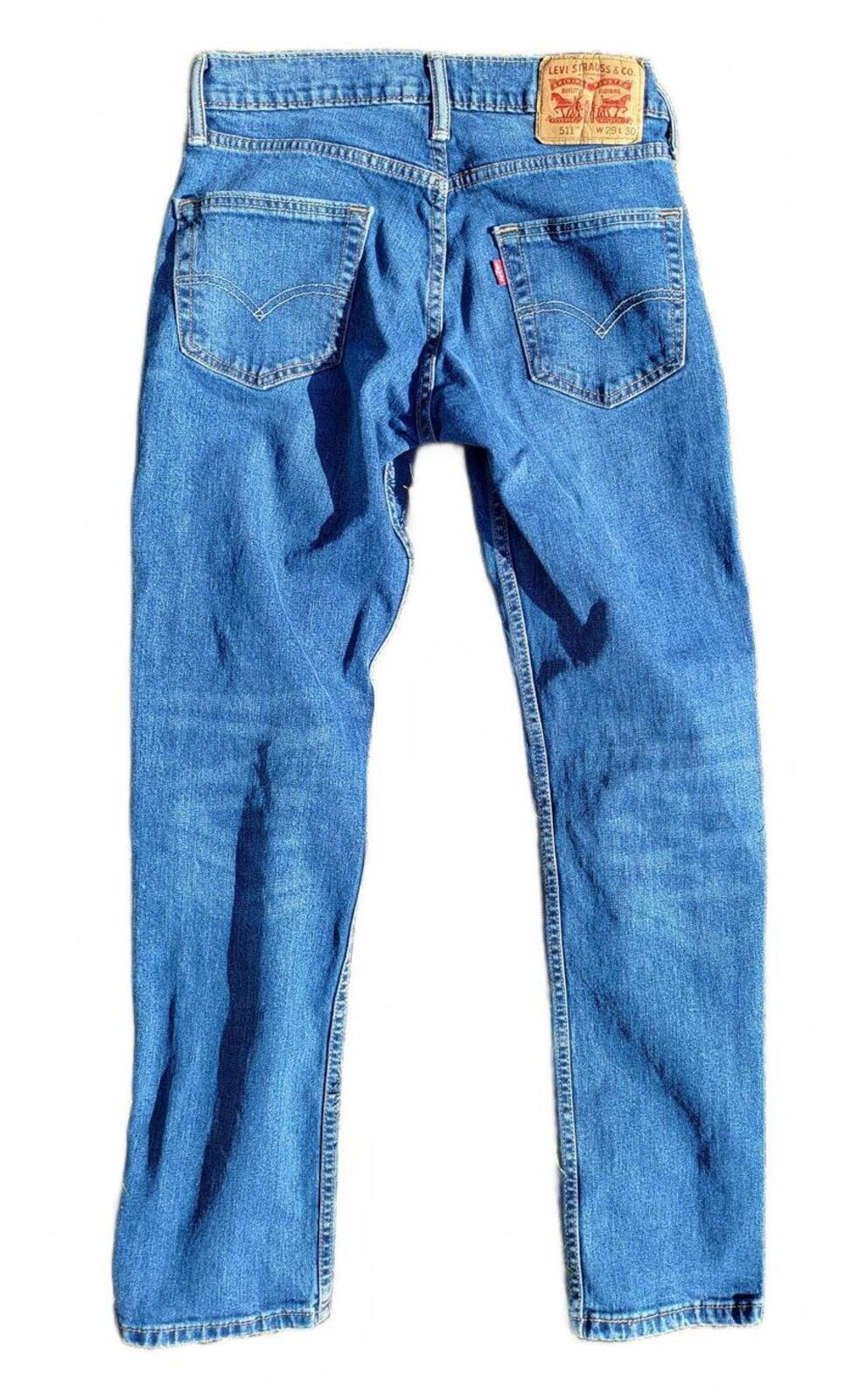 Levi’s 511 Slim Jeans W29 L30 – Blue Denim – Modern Slim Fit – Great Condition