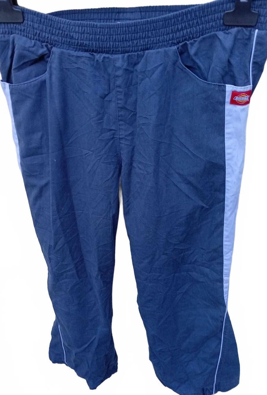 Dickies Medical Scrub Pants Men's Small Blue Track Style Active Workwear Sliders