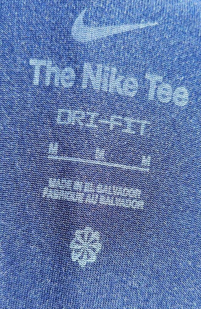 Nike Dri-Fit Cougars Track Field T Shirt Mens Medium Blue Graphic Tee Go For It