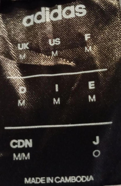 Adidas Essentials 3-Stripes Grey Full Zip Hoodie Men’s Size Medium DU0473