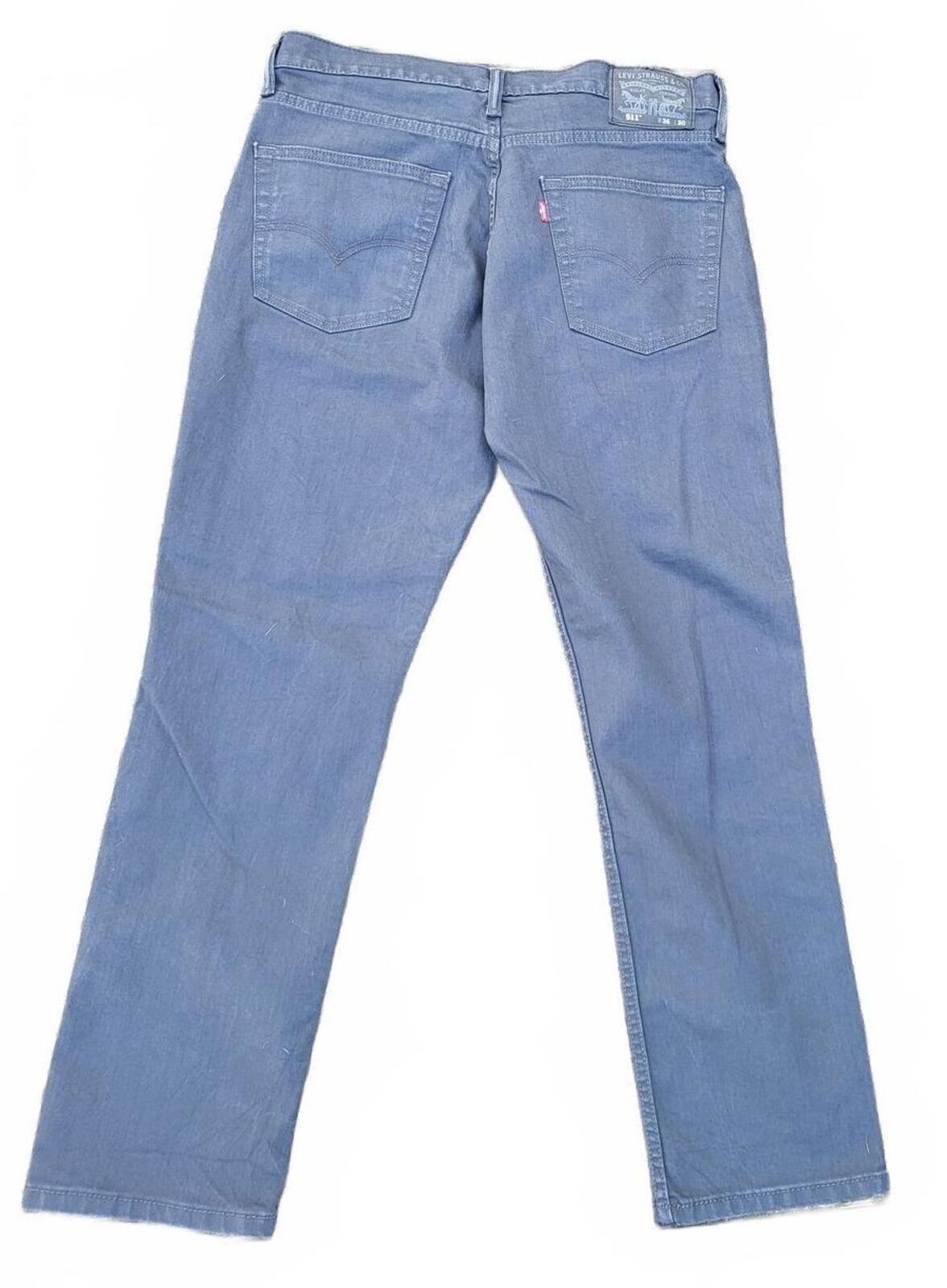 Levi's 511 Men's Slim Fit Jeans Grey Charcoal Slate Jeans W36 L30