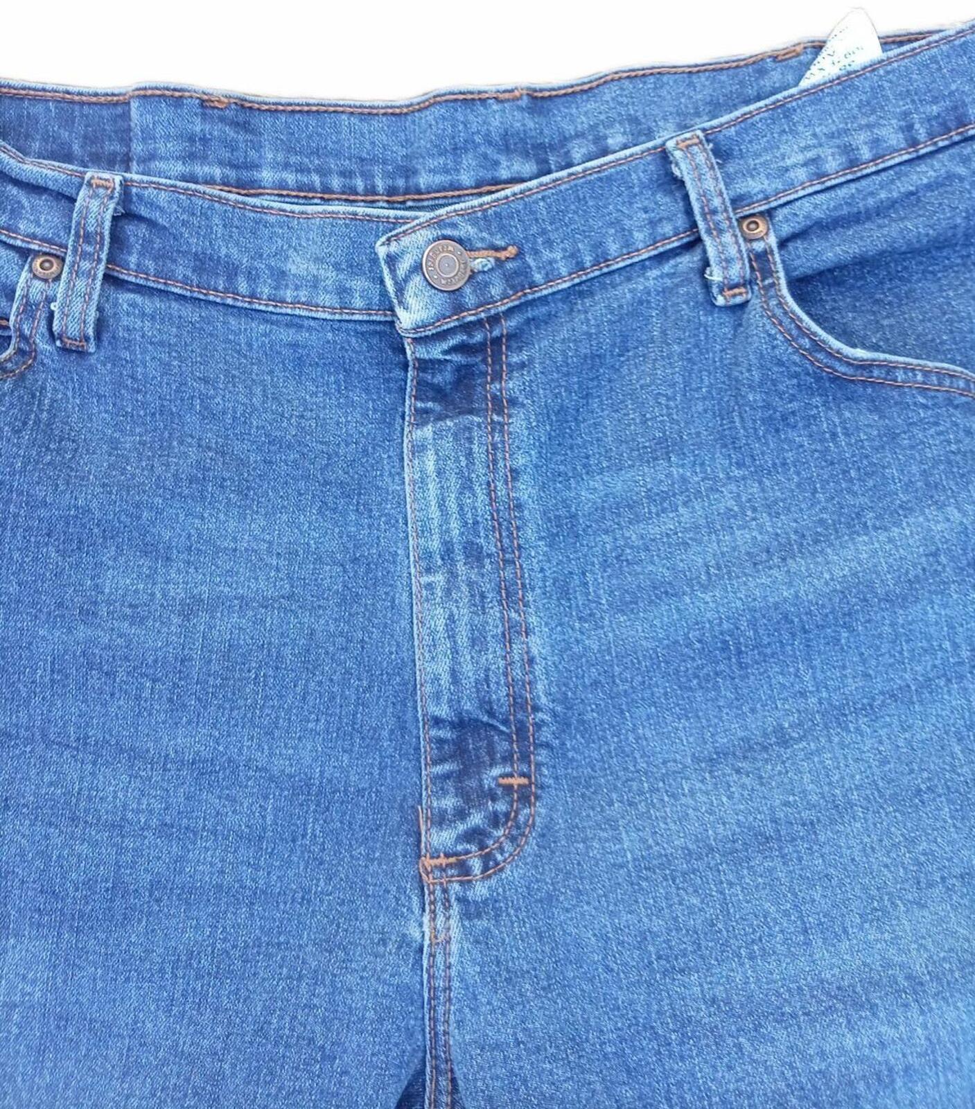 Wrangler Five Star Men's Relaxed Fit Jeans Blue Flex Stretch Denim W38 L32