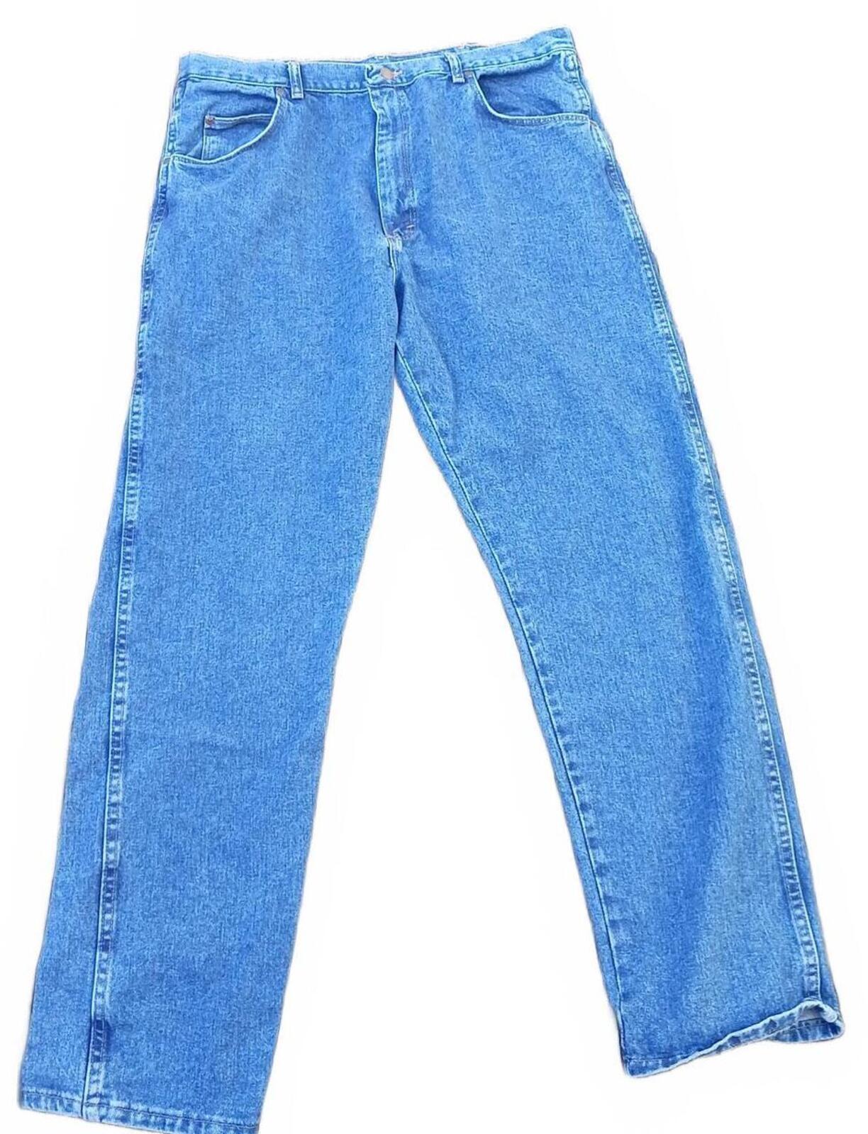Wrangler Men’s Jeans W40 L34 – Blue – 100% Cotton – Straight Fit - Pristine