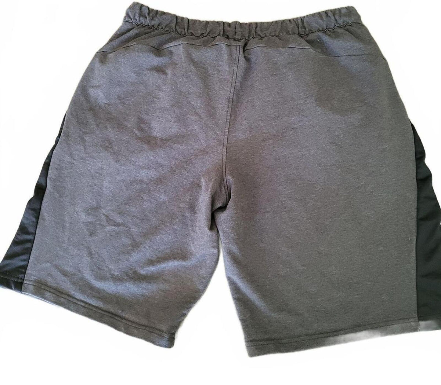 Puma Men's Grey and Black Athletic Shorts - XL