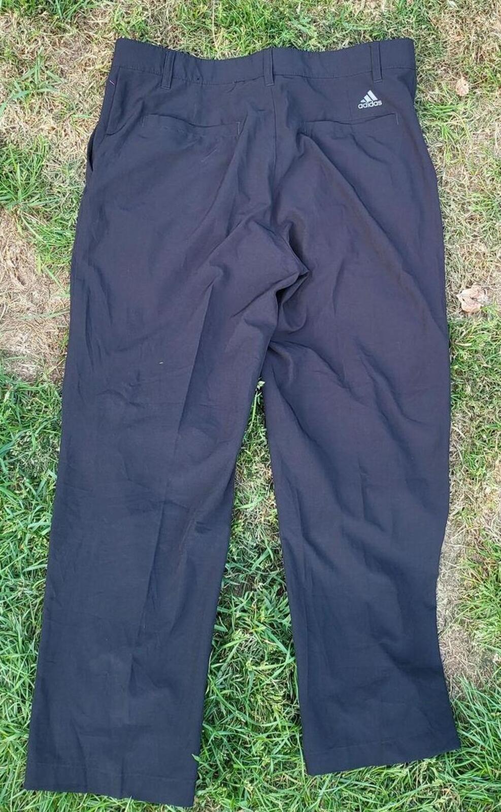 Adidas Training Trousers W34 L31 – Black Men’s Pants – Mesh‑Lined – Lightweight