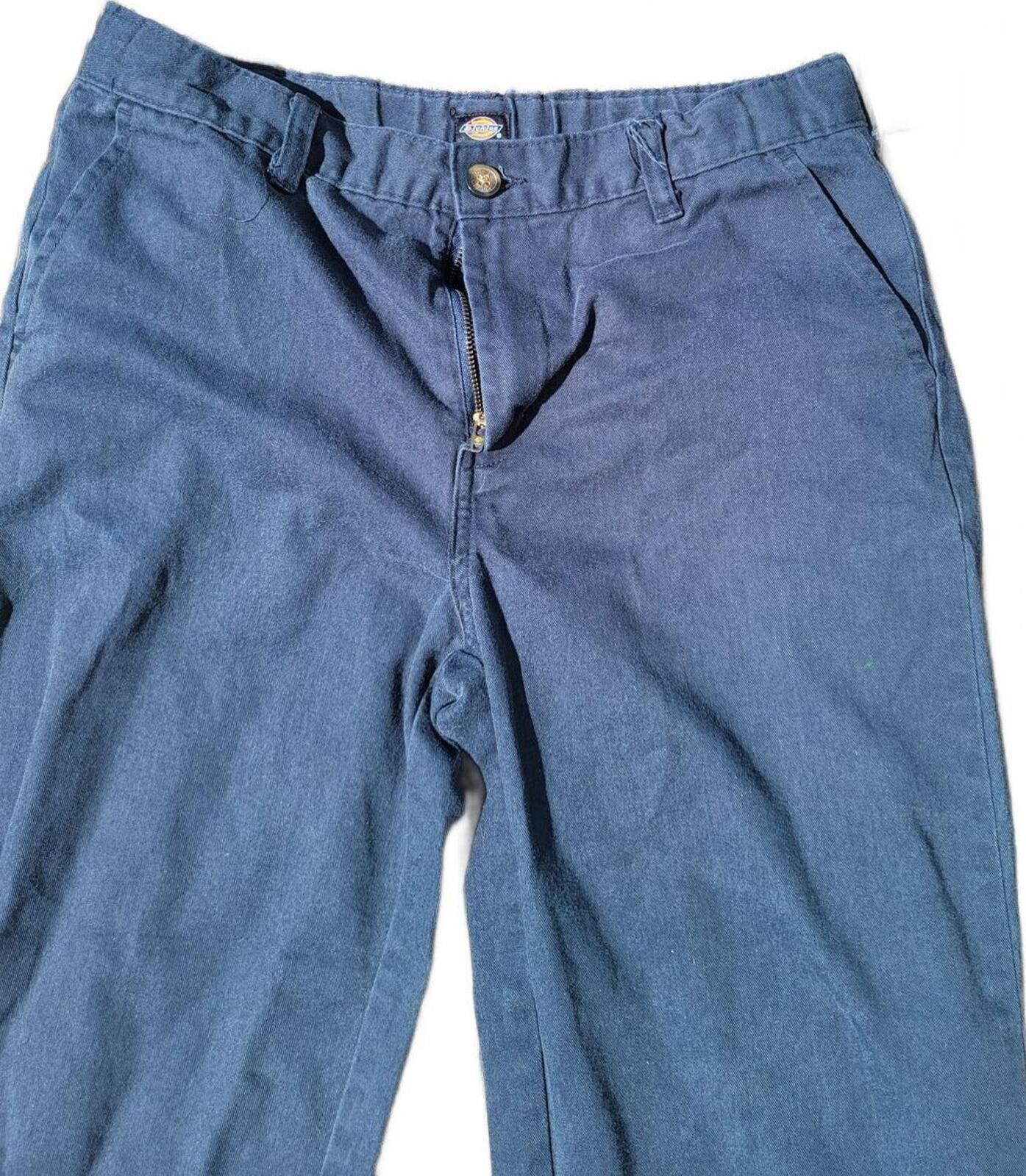 Dickies Women’s Work Trousers W30 L30 – Blue – Straight Leg – Durable