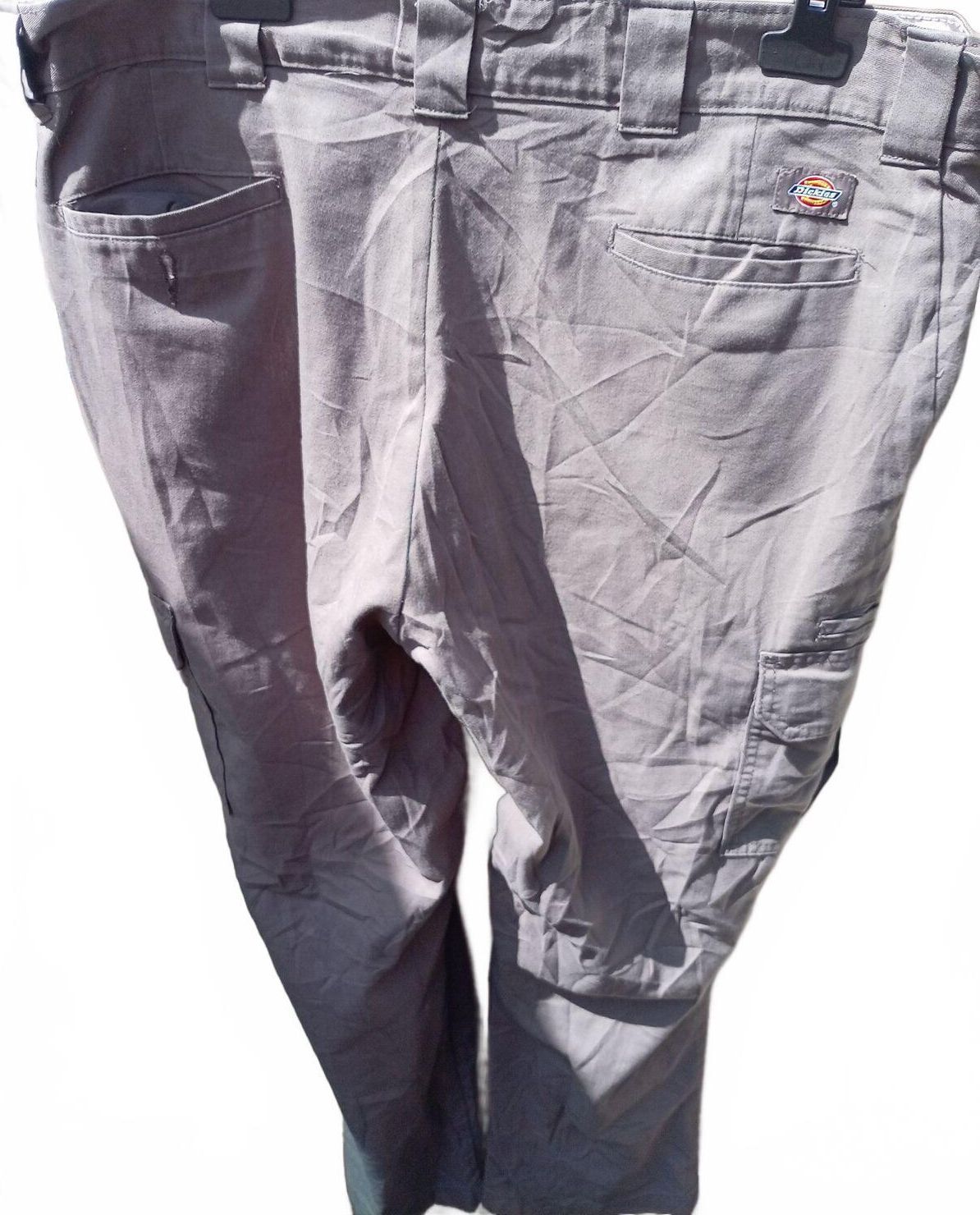 Dickies FLEX Cargo Pants 40x32 Charcoal Grey Regular Fit Stretch Combat Trousers
