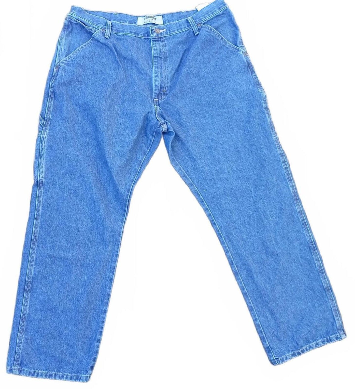Wrangler Men’s Jeans W38 L30 – Blue Denim – Straight Fit – 80/20 Cotton Blend