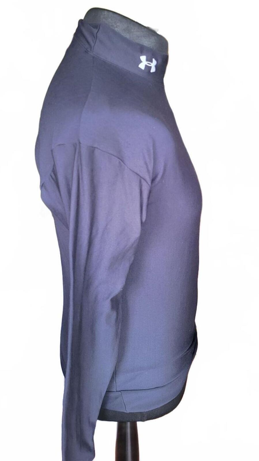 Under Armour Black Long Sleeve Mock Neck Top - XL
