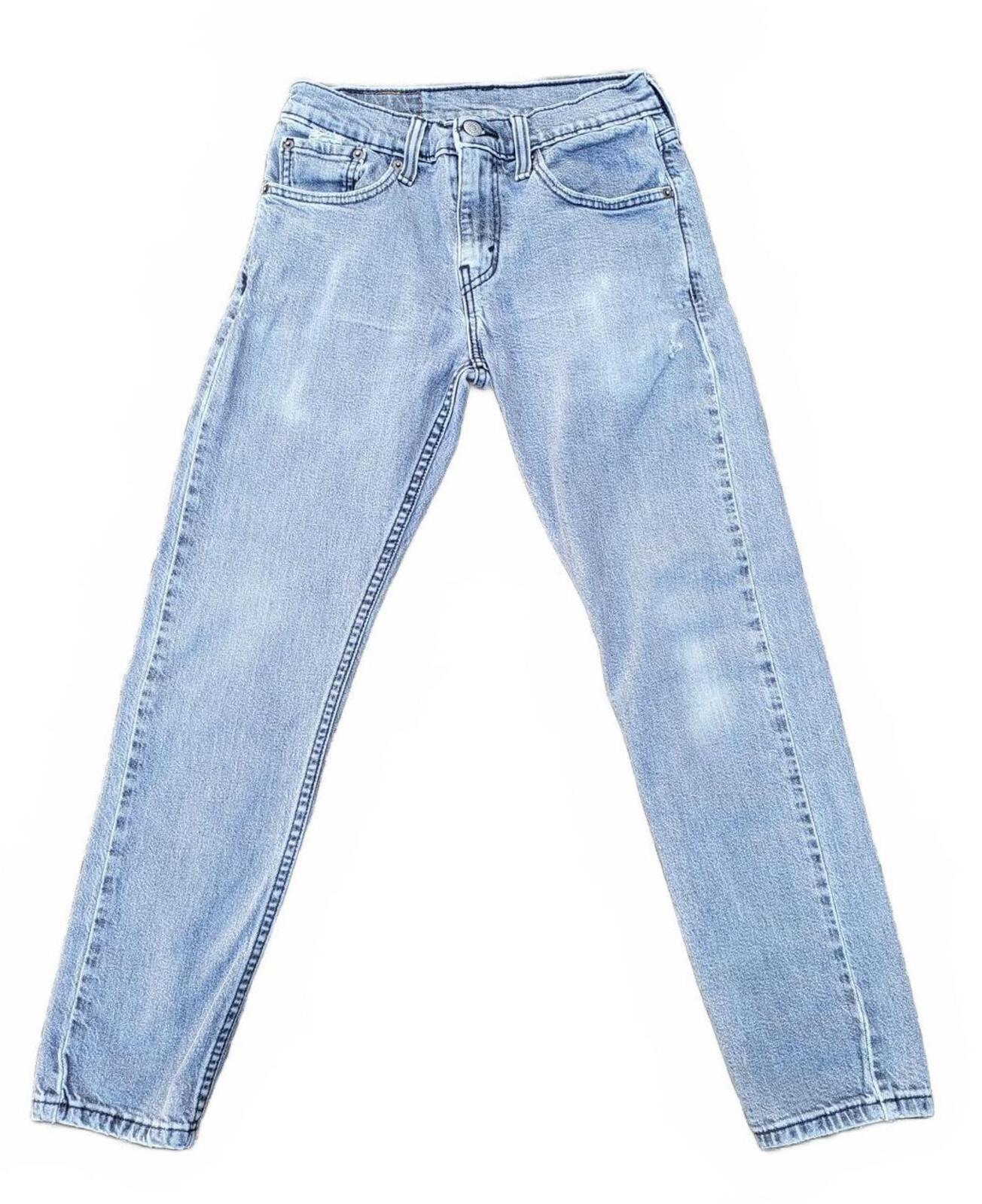 Levi's 512 Men's Slim Tapered Jeans Light Blue Wash Stretch Denim W30 L32
